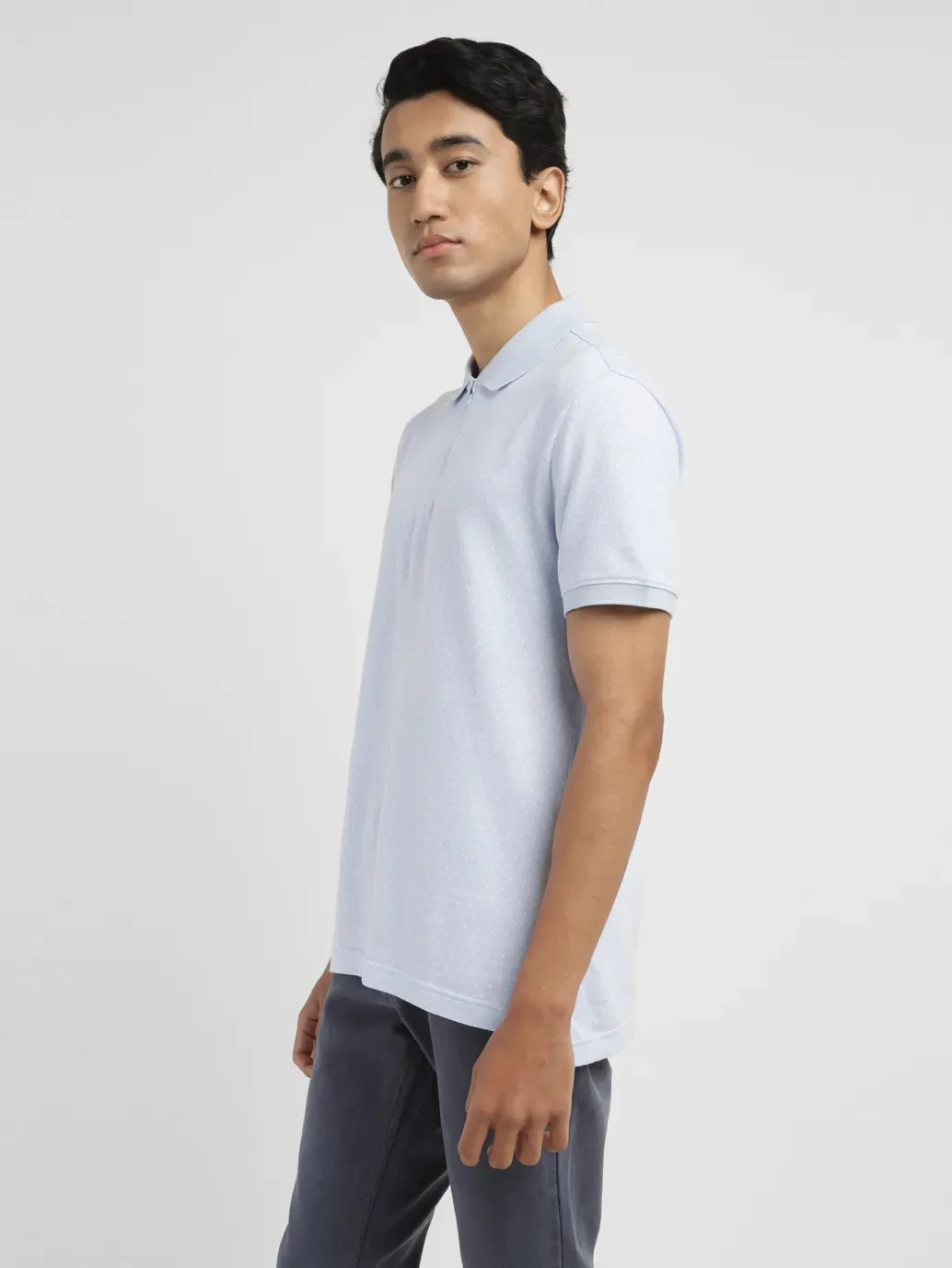Men's All Over Print Slim Fit Polo T-shirt - Image 4