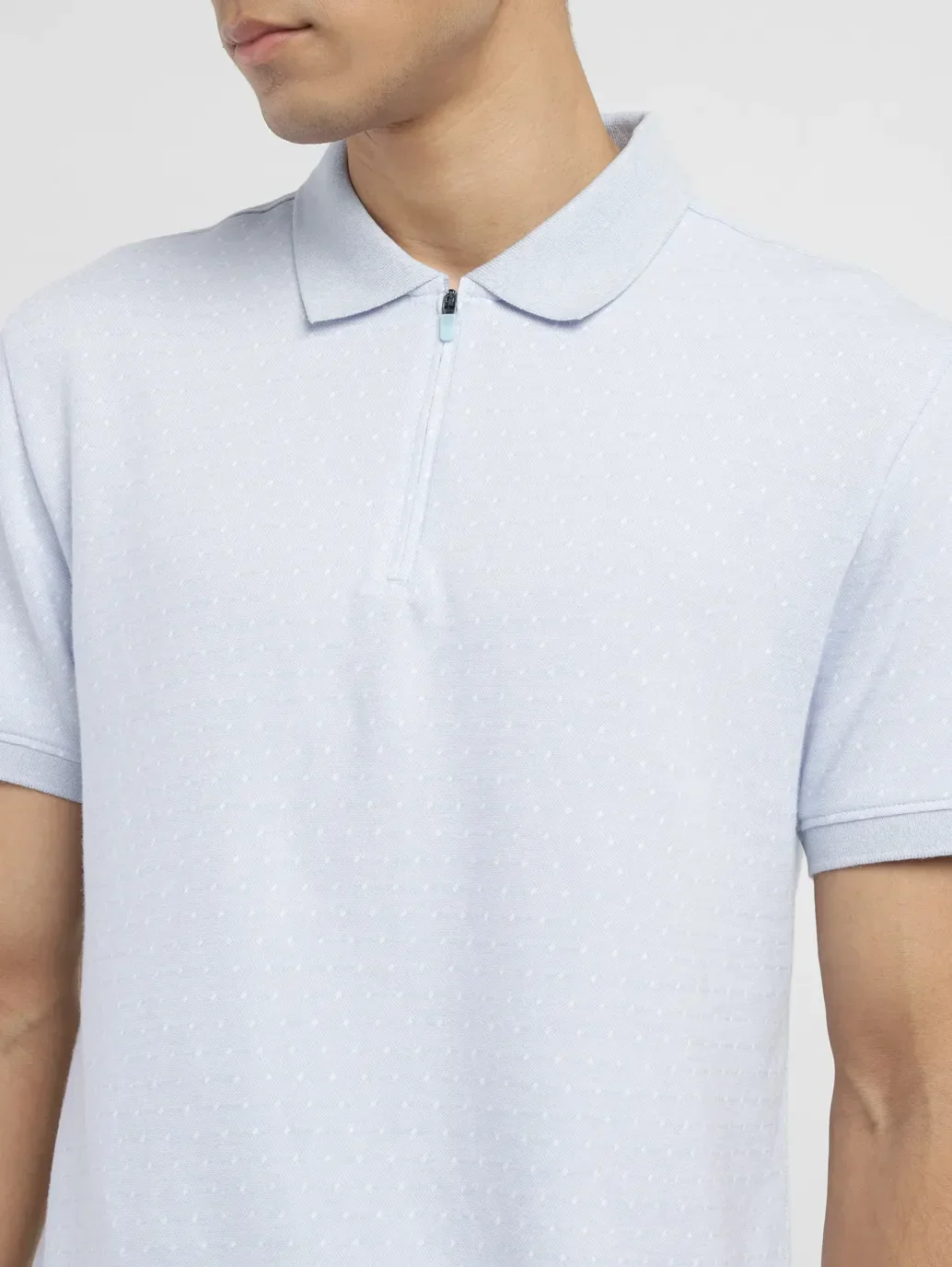 Men's All Over Print Slim Fit Polo T-shirt - Image 5
