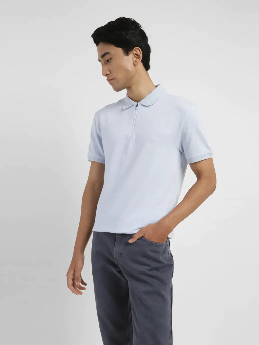Men's All Over Print Slim Fit Polo T-shirt - Image 6