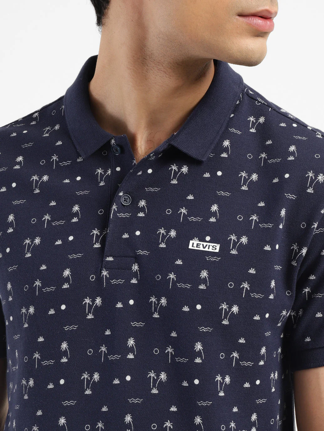 Men's All Over Printed Polo T-shirt - Image 5