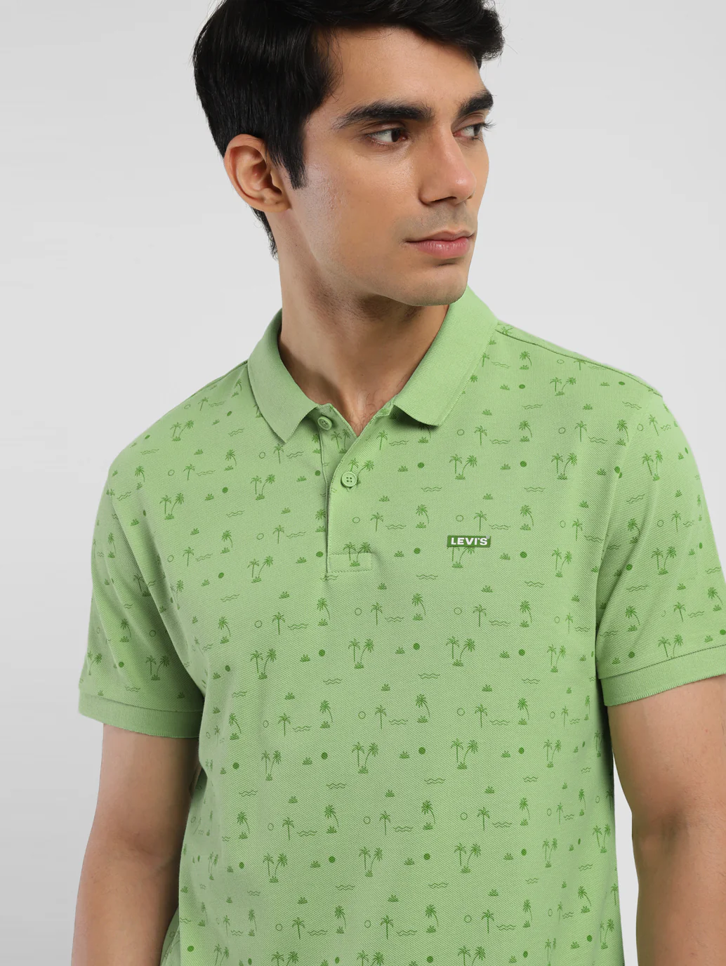Men's All Over Printed Polo T-shirt - Image 4
