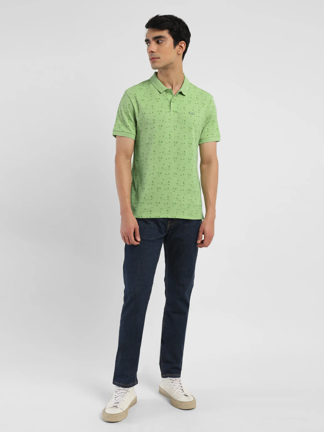 Men's All Over Printed Polo T-shirt - Image 5