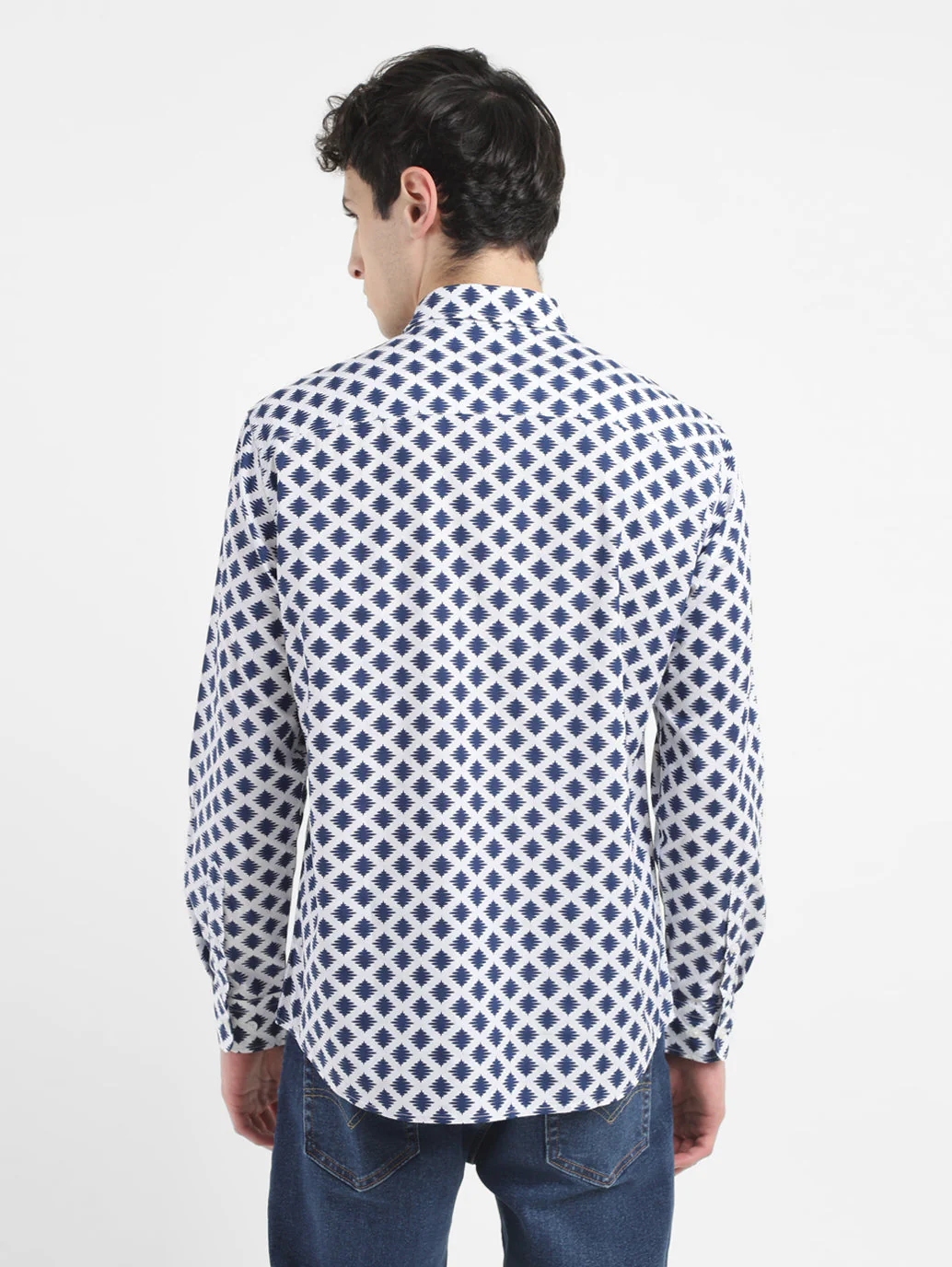 Men's All Over Printed Slim Fit Shirt - Image 3