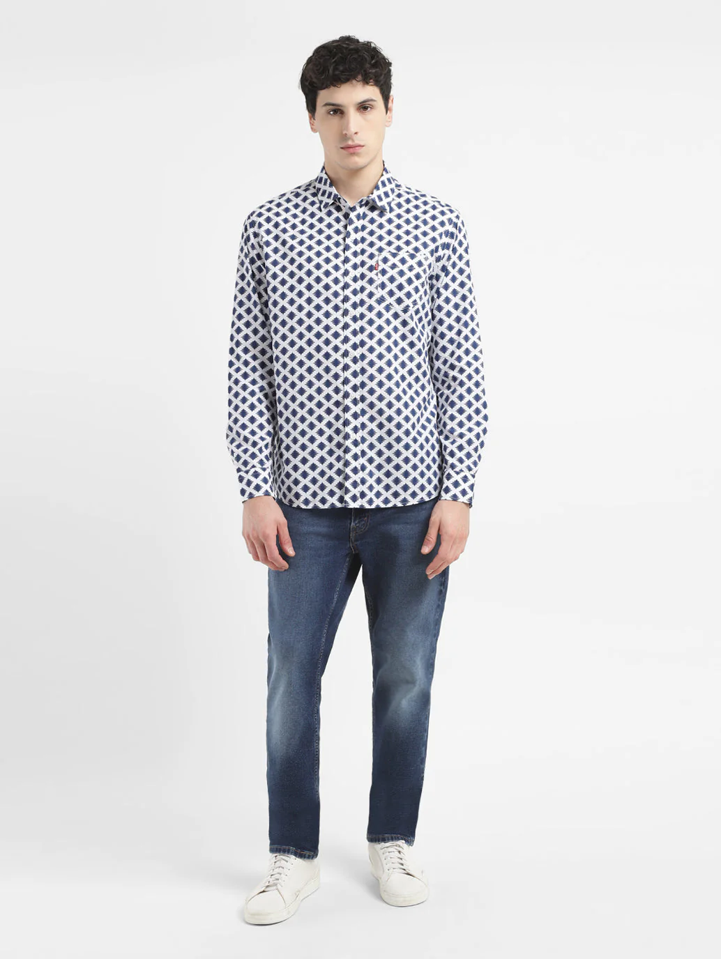 Men's All Over Printed Slim Fit Shirt - Image 6
