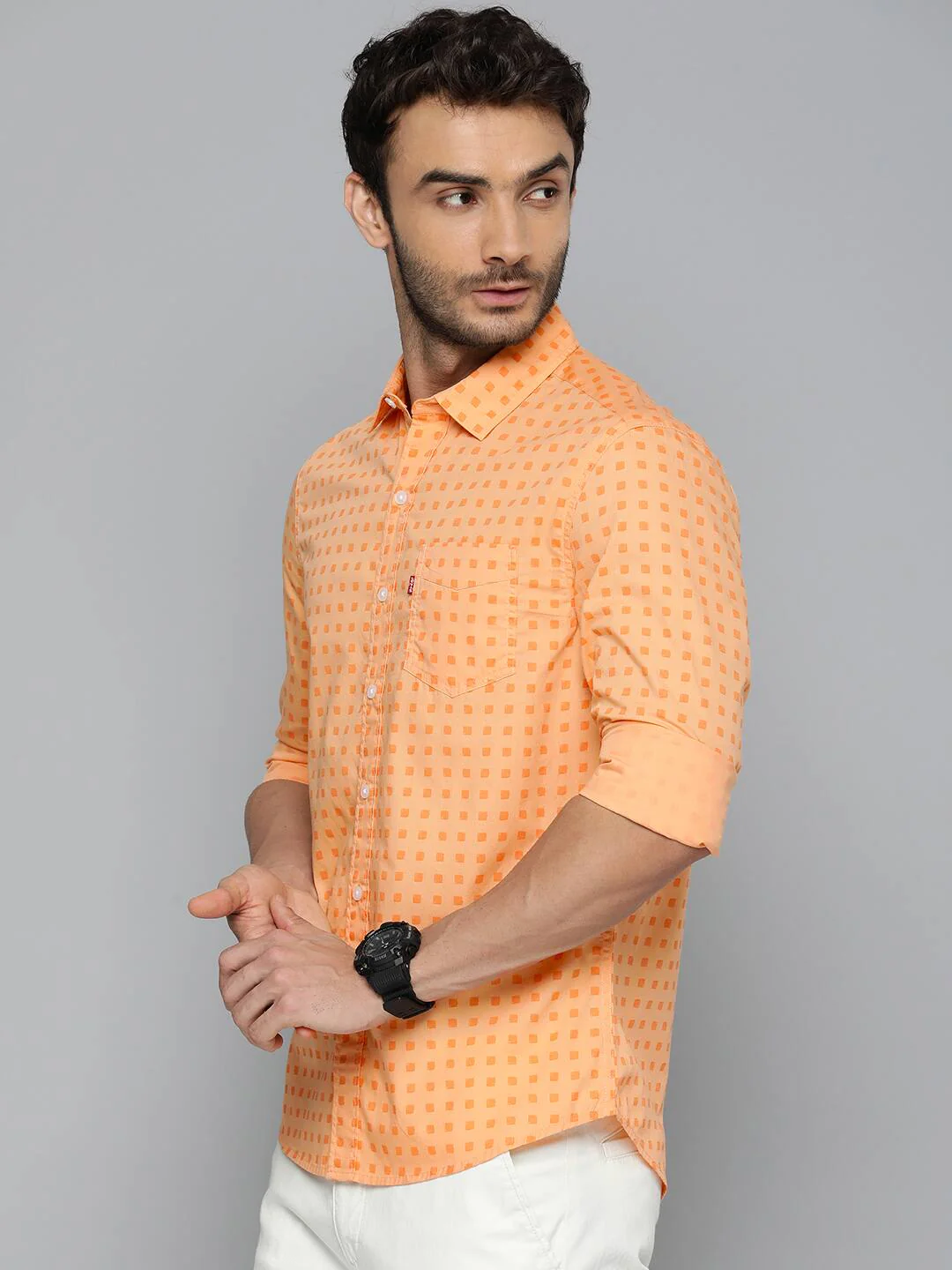 Men's All Over Printed Slim Fit Shirt - Image 3