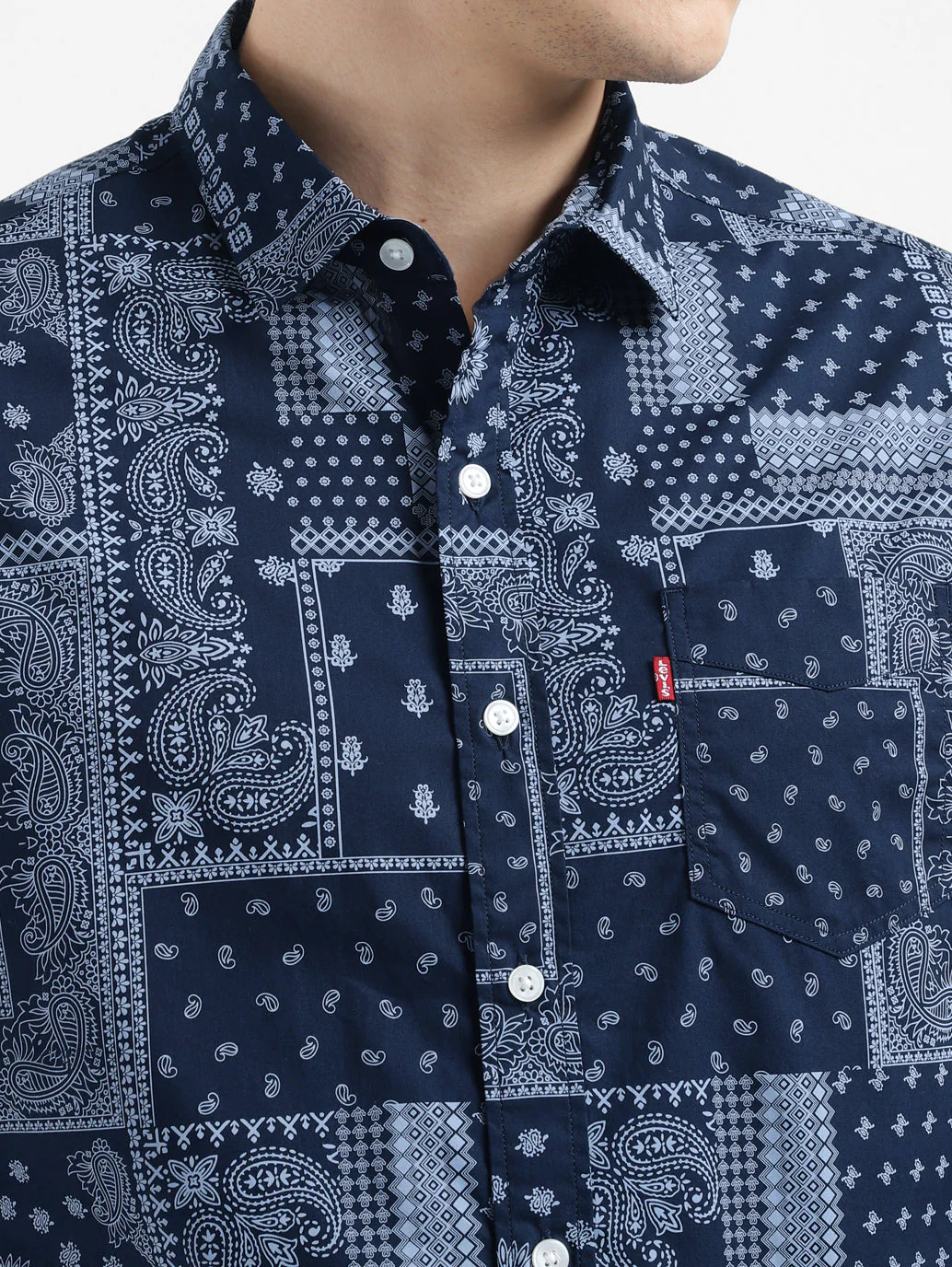 Men's All Over Printed Slim Fit Shirt - Image 5
