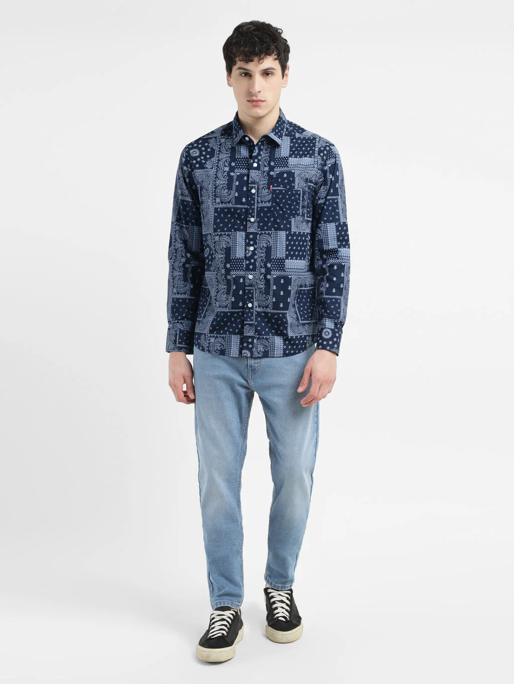 Men's All Over Printed Slim Fit Shirt - Image 6