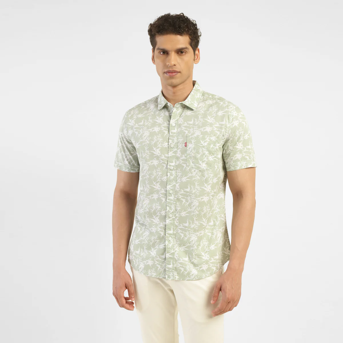 Men's All Over Printed Slim Fit Shirt - Image 2