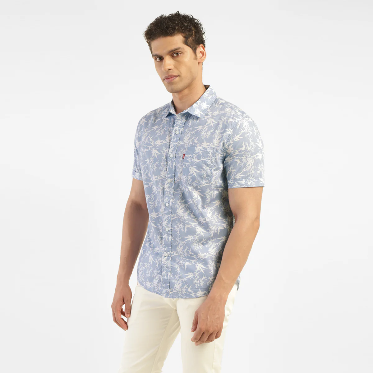 Men's All Over Printed Slim Fit Shirt