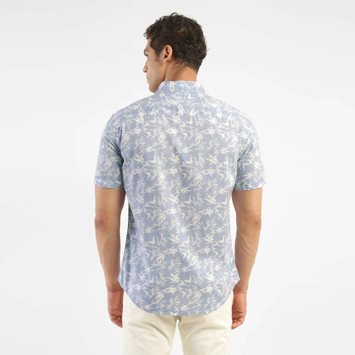 Men's All Over Printed Slim Fit Shirt - Image 4