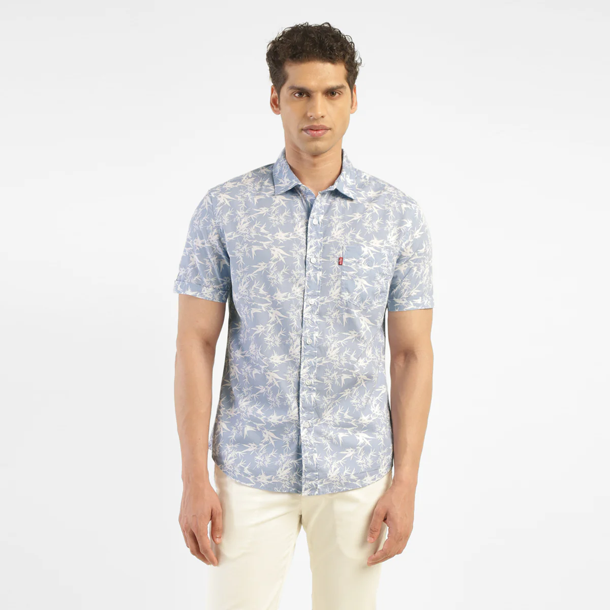 Men's All Over Printed Slim Fit Shirt - Image 5