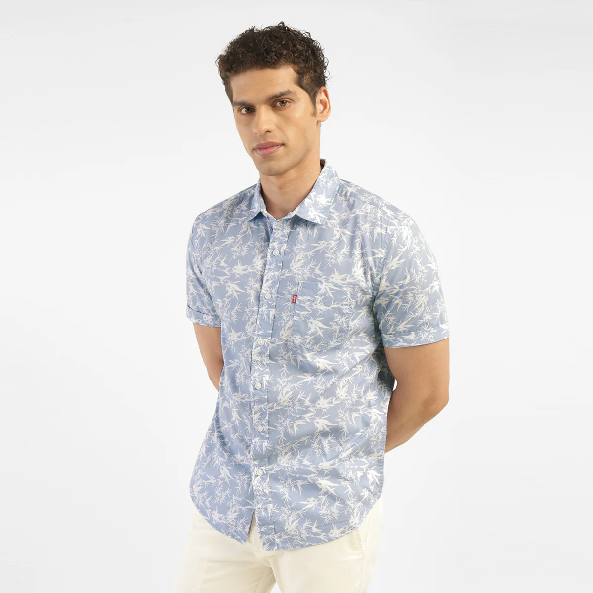 Men's All Over Printed Slim Fit Shirt - Image 6