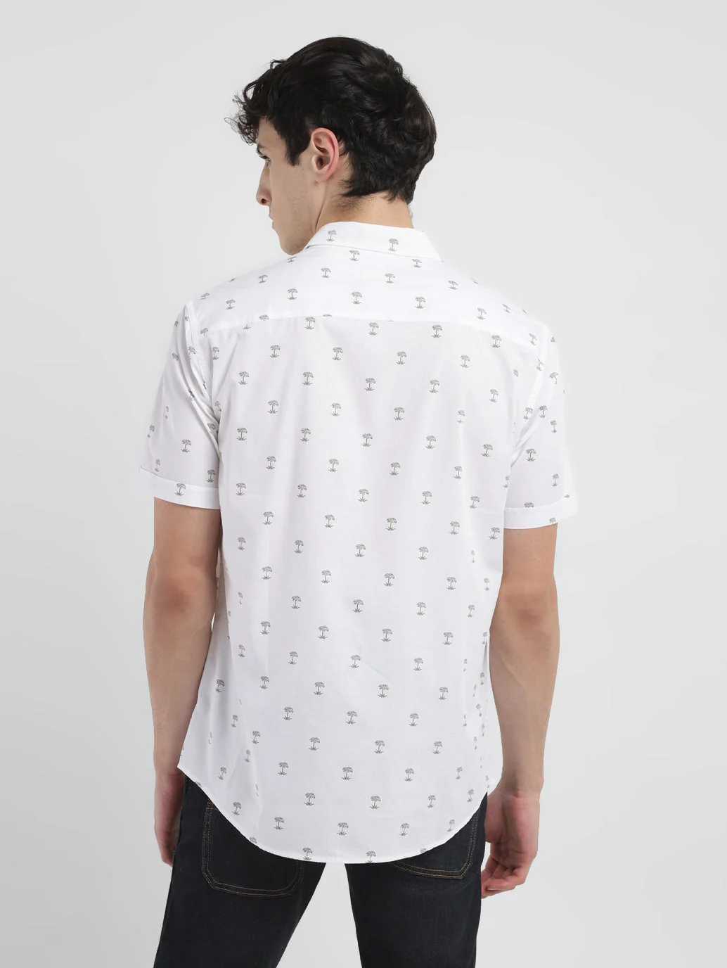 Men's All Over Printed Slim Fit Shirt - Image 3