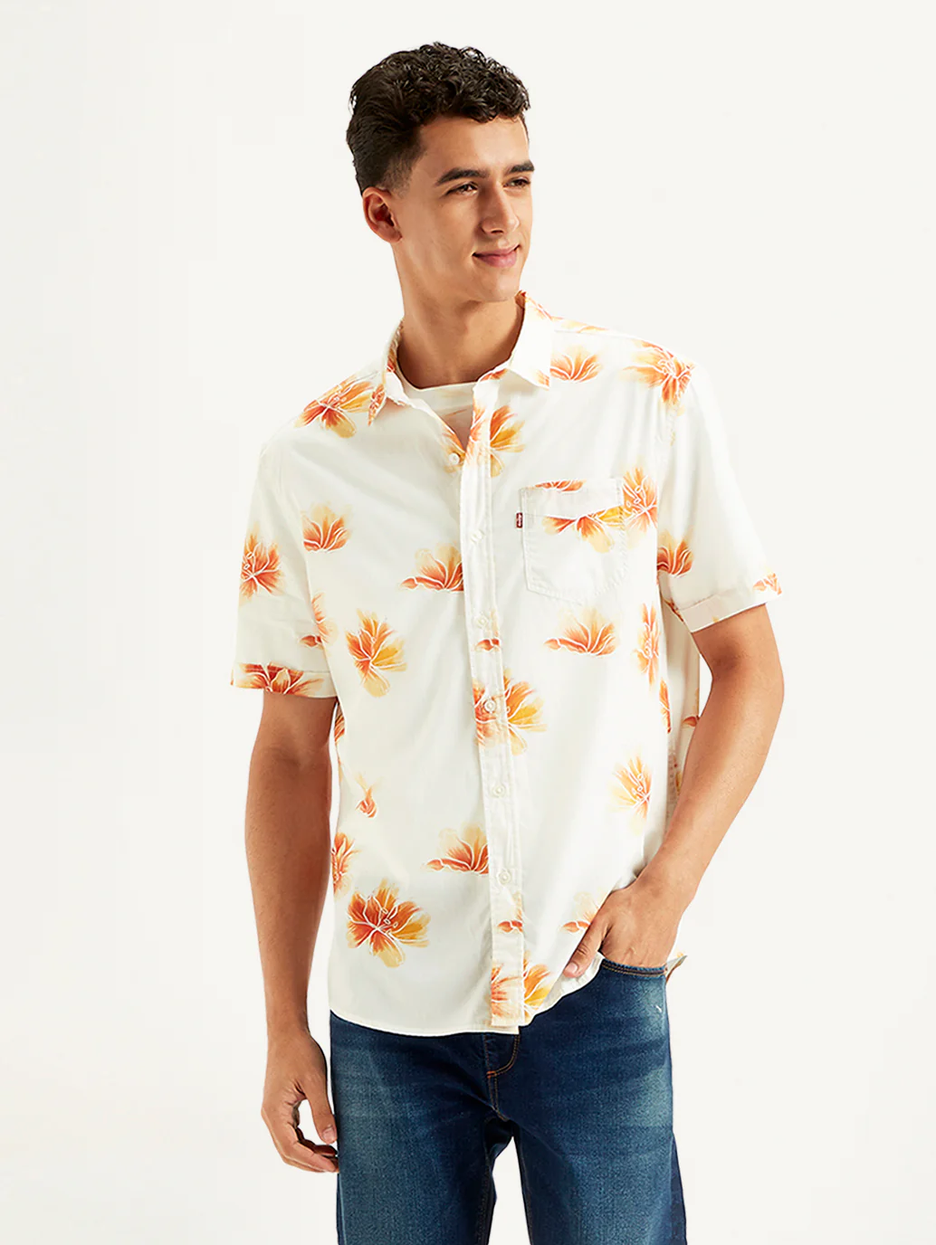 Men's All Over Printed Slim Fit Shirt - Image 4