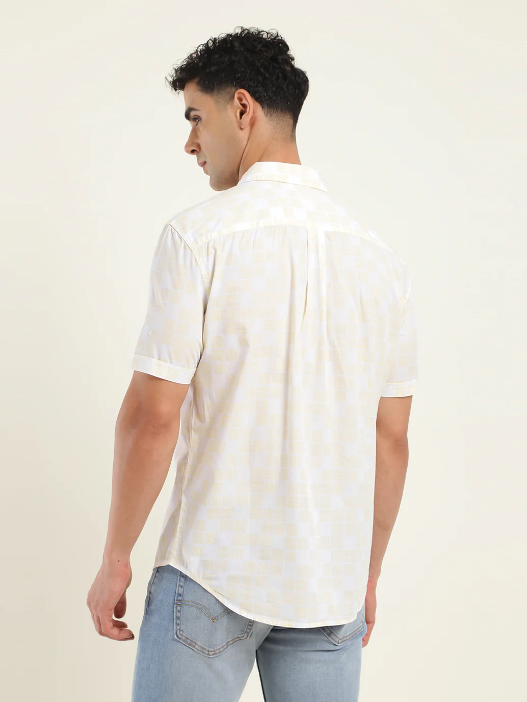 Men's All Over Printed Slim Fit Shirt - Image 6