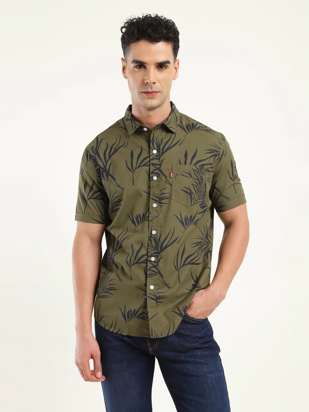 Men's All Over Printed Slim Fit Shirt - Image 2