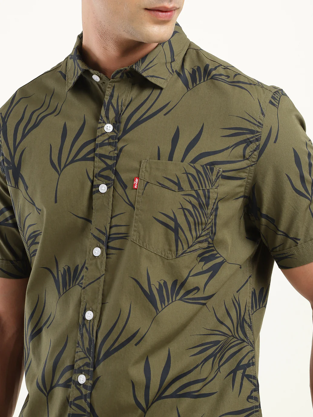 Men's All Over Printed Slim Fit Shirt - Image 4