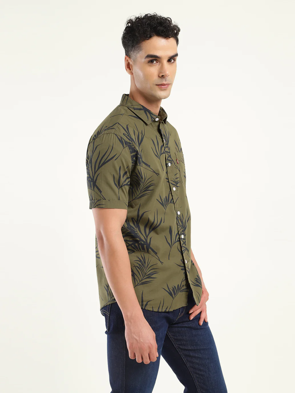 Men's All Over Printed Slim Fit Shirt - Image 5