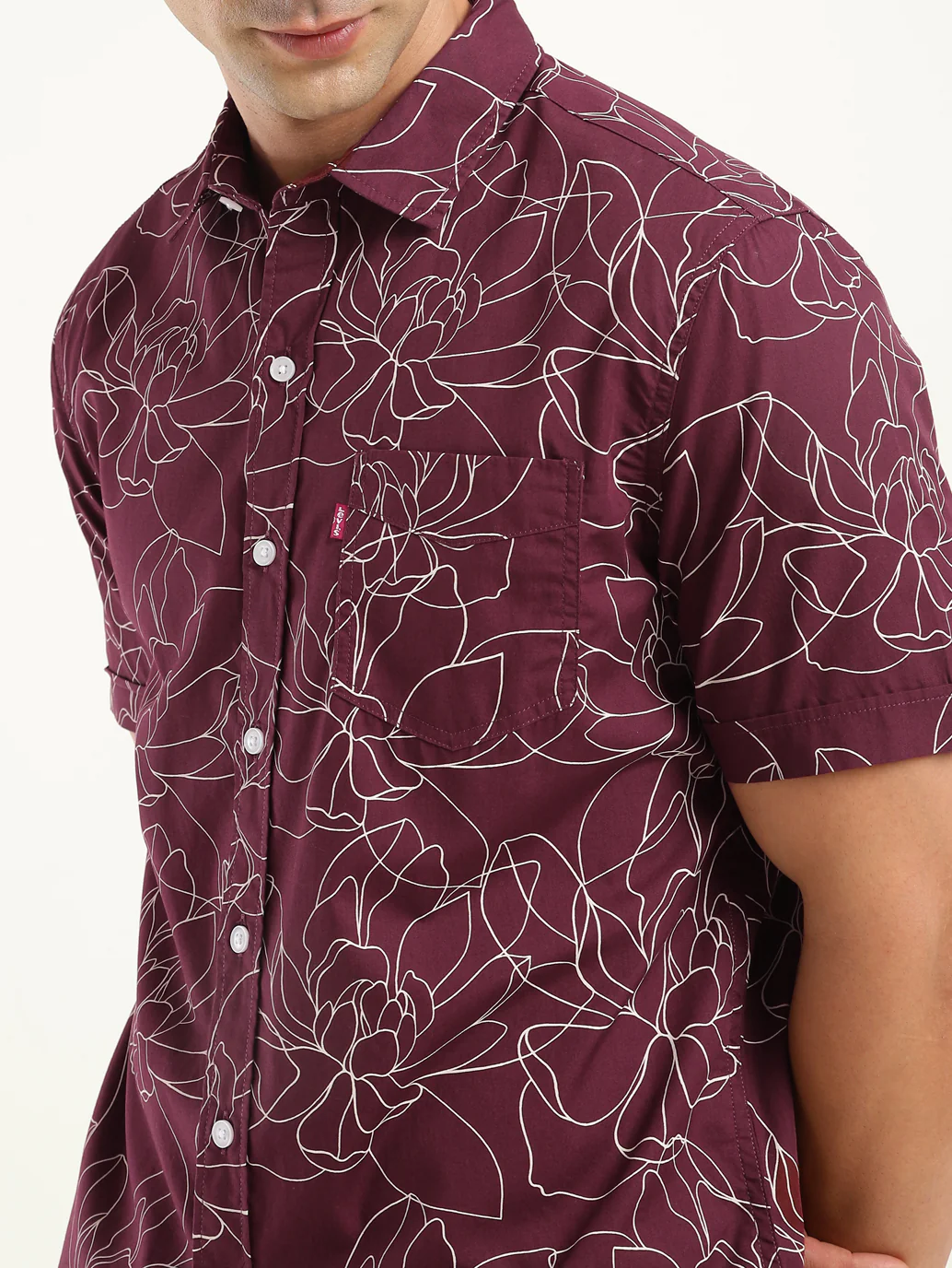 Men's All Over Printed Slim Fit Shirt - Image 3