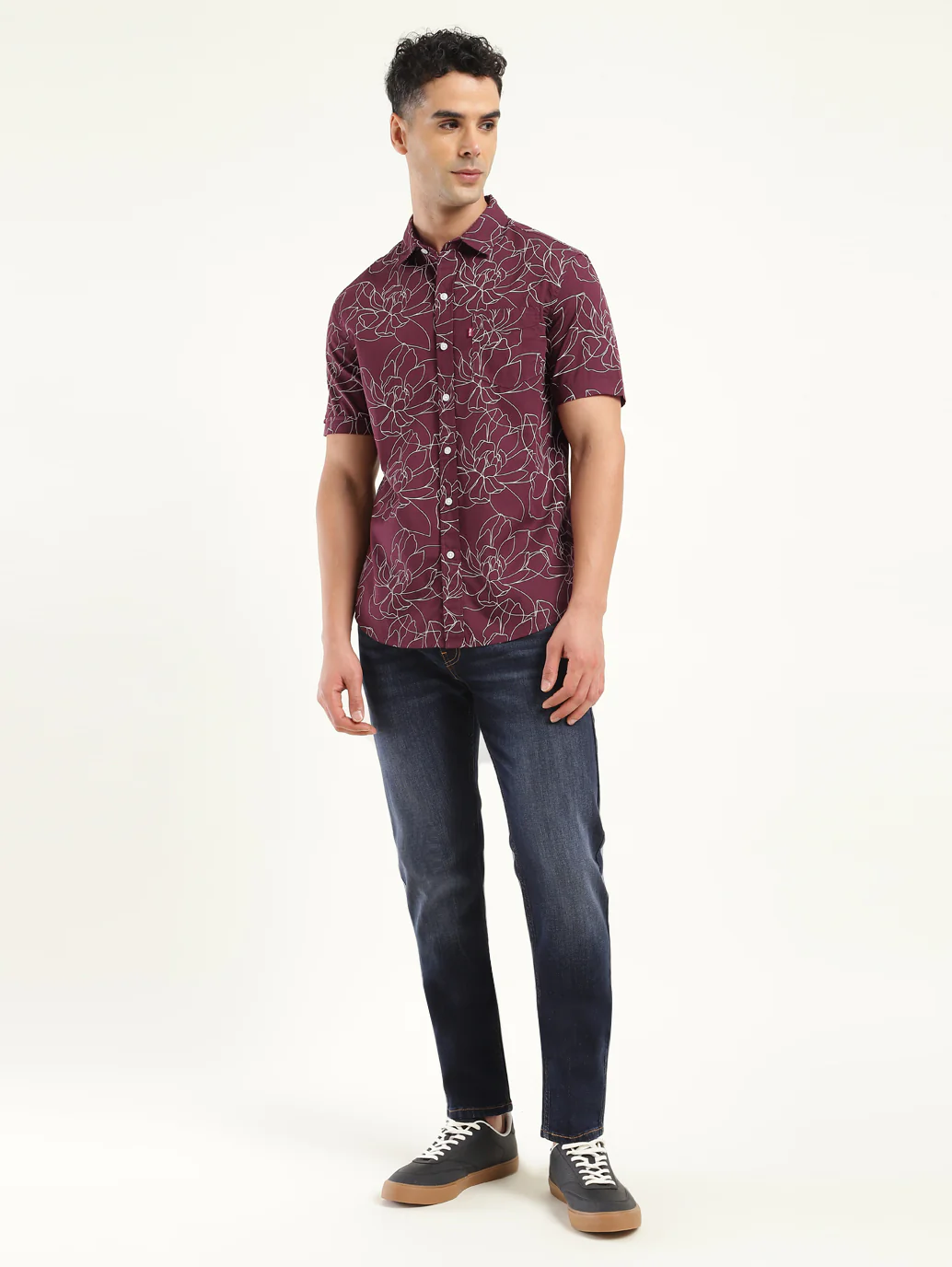 Men's All Over Printed Slim Fit Shirt - Image 5