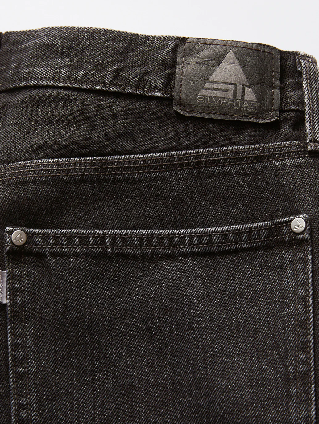Men's Black Baggy Fit Mid Rise Jeans - Image 6