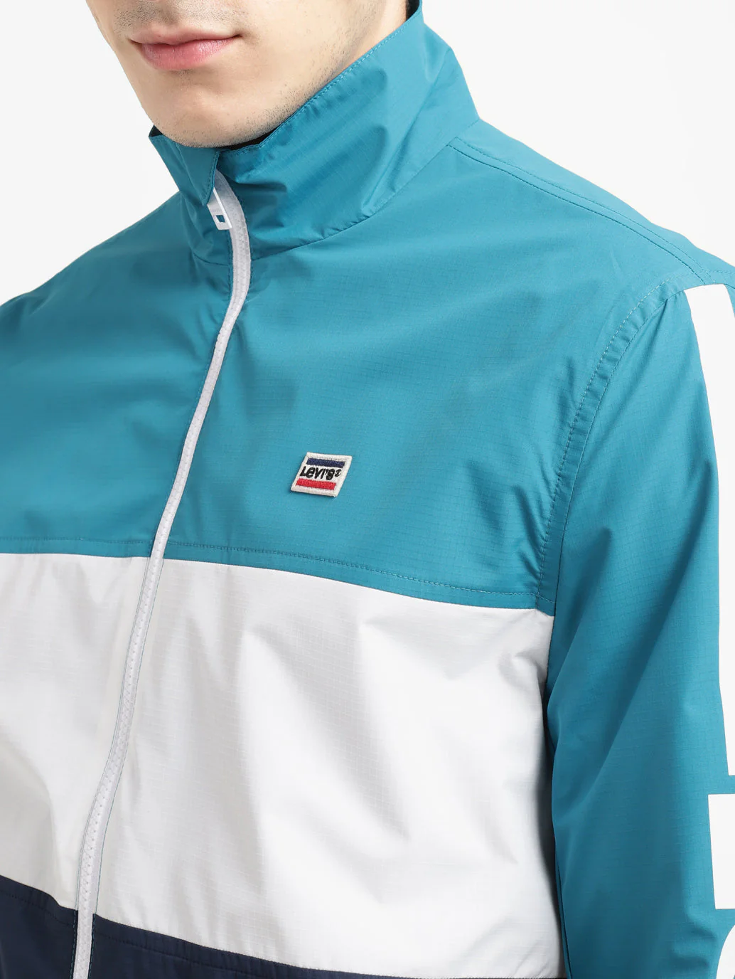 Men's Band Neck Bomber Jacket - Image 5