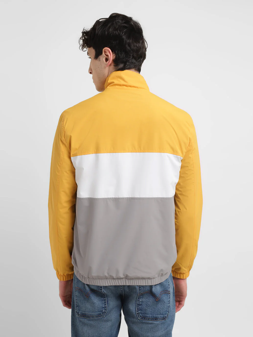 Men's Band Neck Tailored Jacket - Image 3
