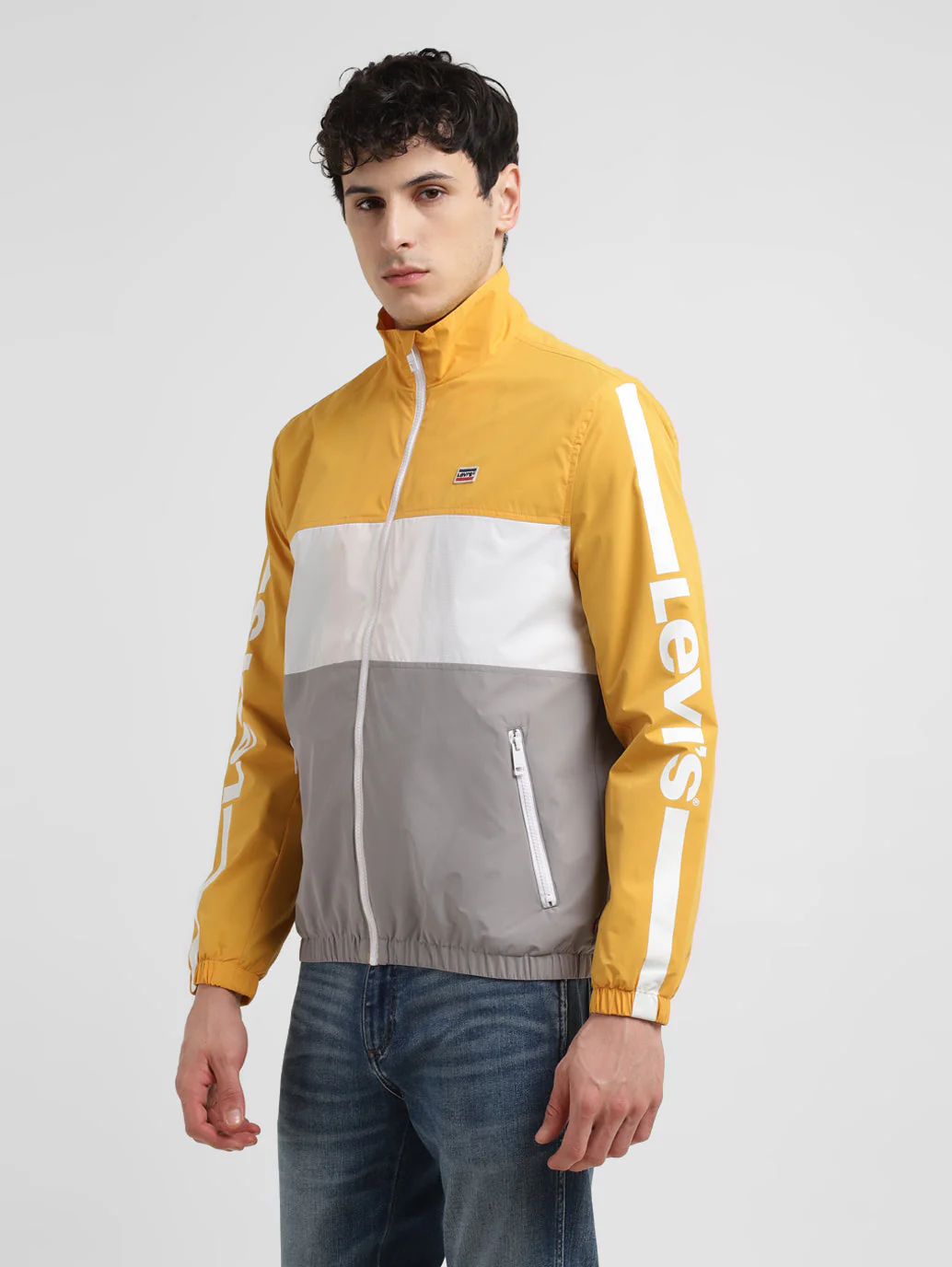 Men's Band Neck Tailored Jacket - Image 4