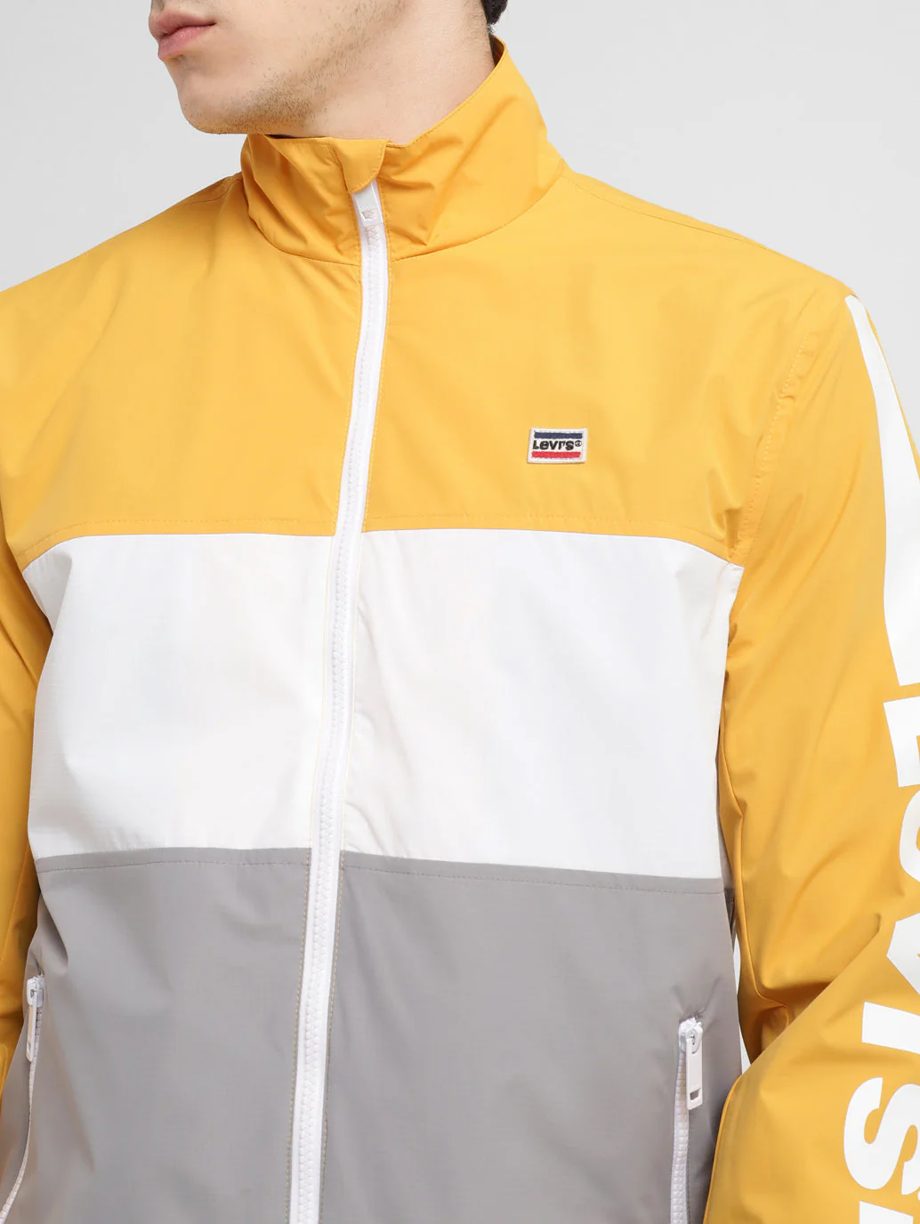Men's Band Neck Tailored Jacket - Image 5