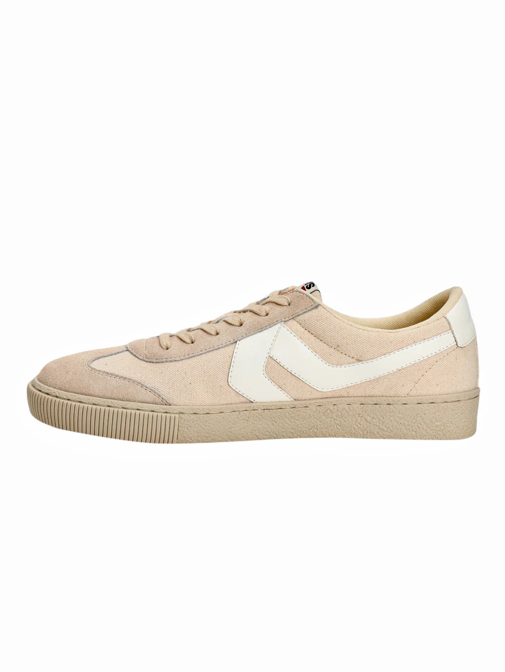Men's Beige Colorblock Sneakers - Image 2