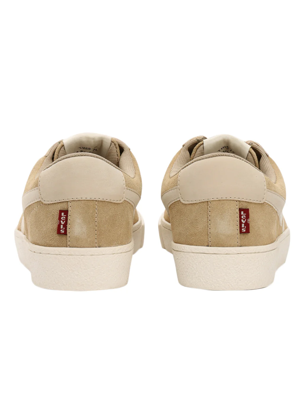 Men's Beige Colorblock Sneakers - Image 5