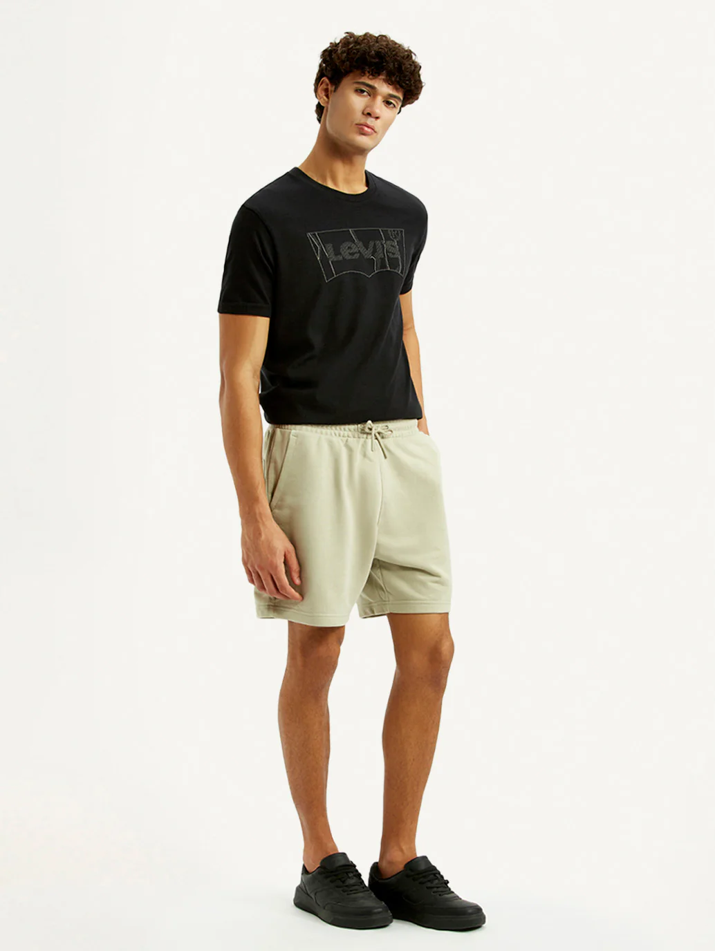Men's Beige Regular Fit Shorts - Image 6