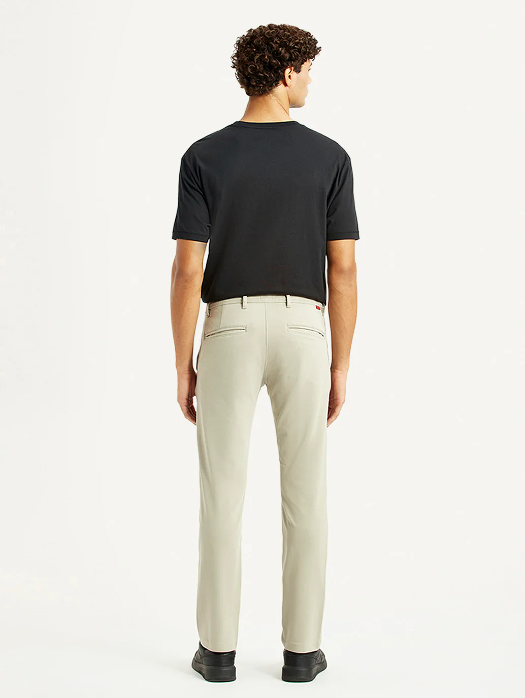 Men's Beige Slim Fit Chinos - Image 6