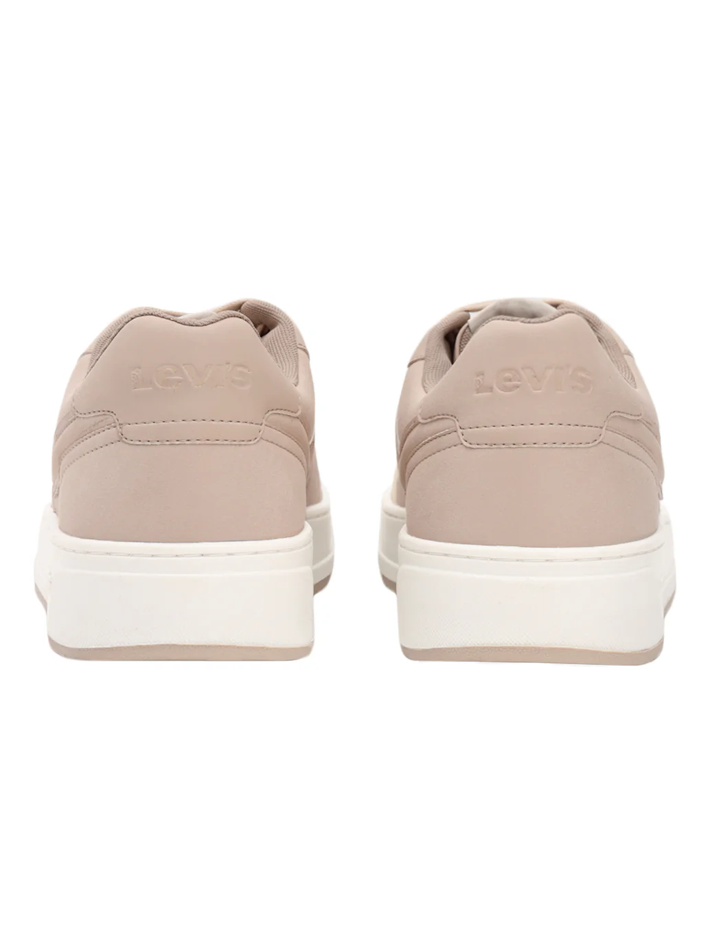 Men's Beige Solid Sneakers - Image 5