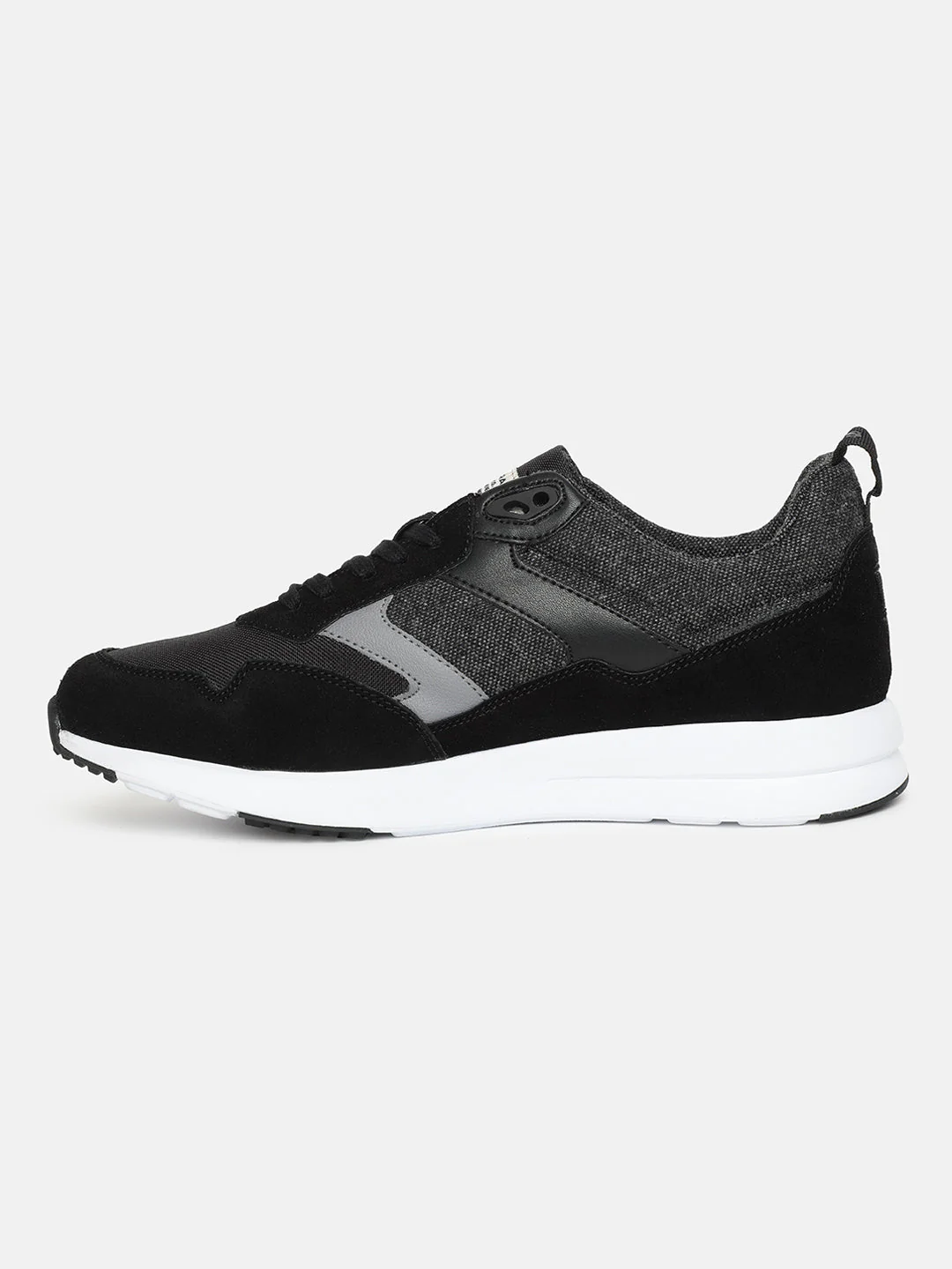 Men's Black and Grey Colorblock Shoes - Image 4