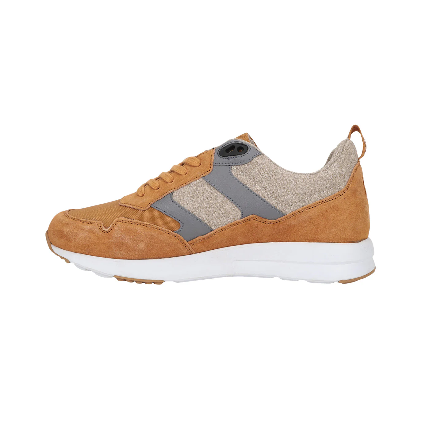 Men's Brown and Grey Colorblock Shoes - Image 2