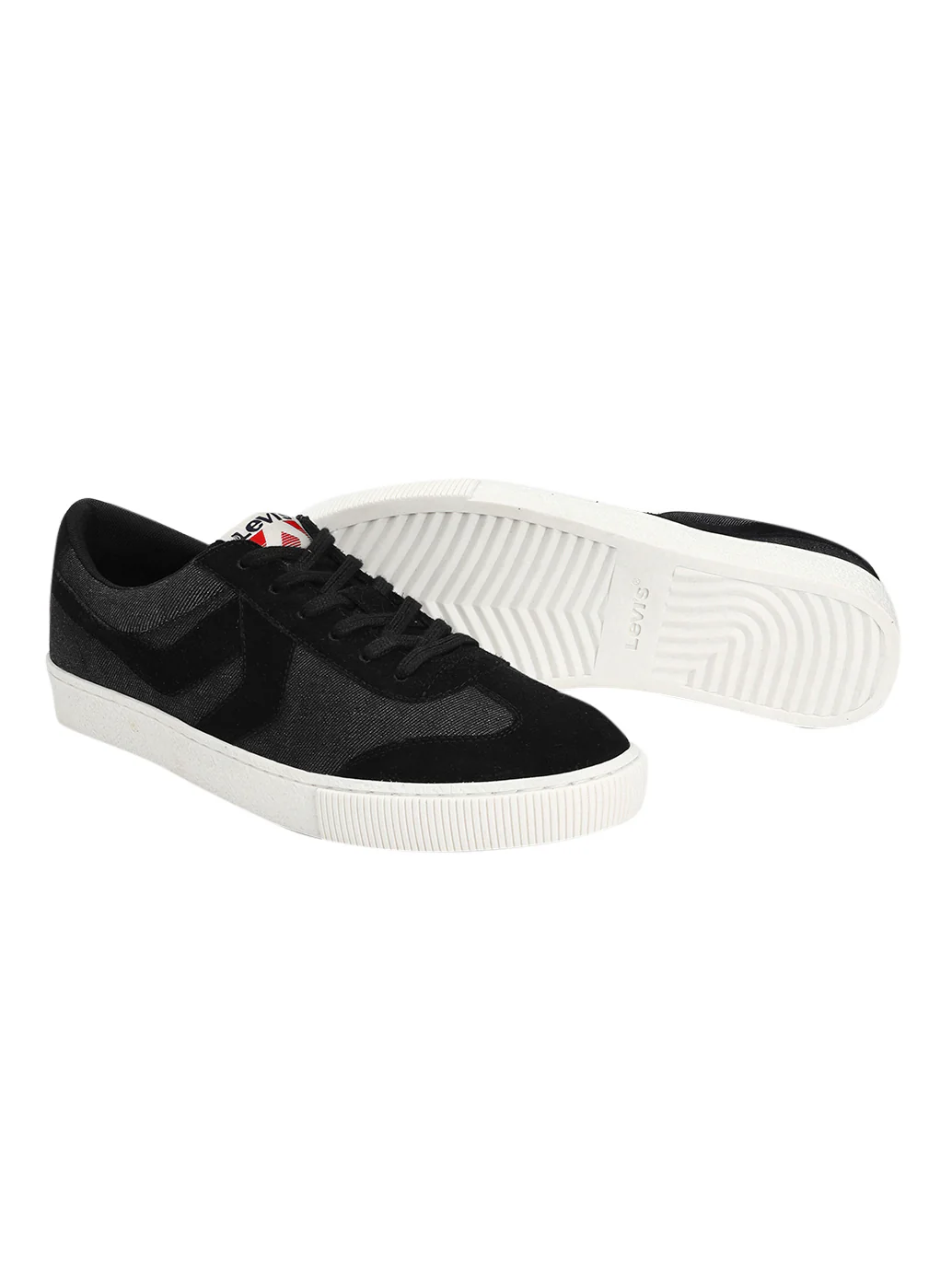 Men's Black Colorblock Sneakers - Image 3