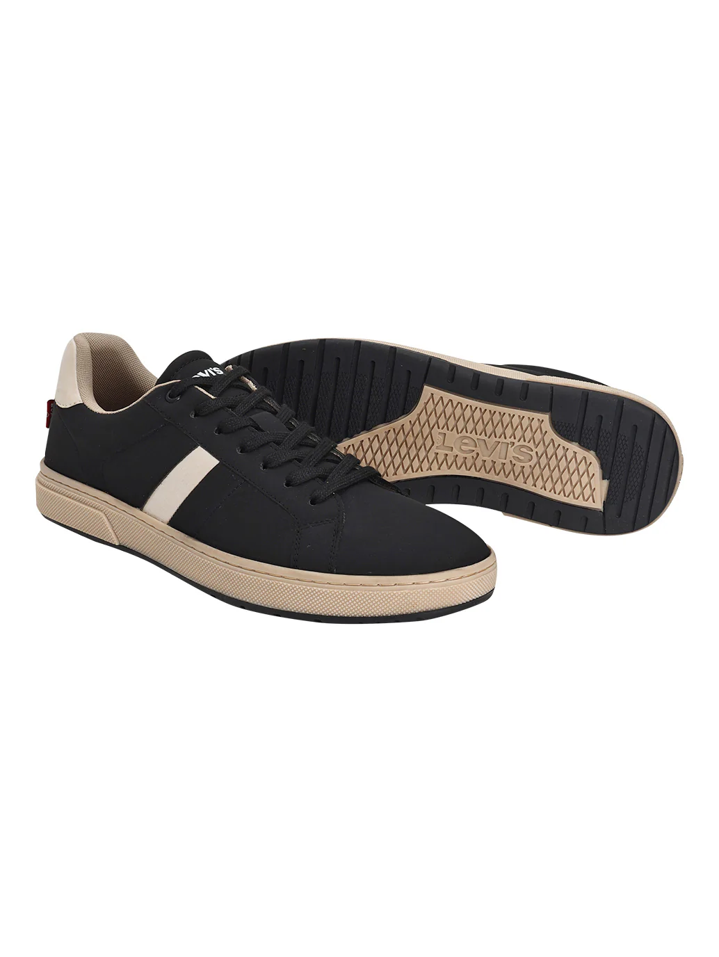 Men's Black Colorblock Sneakers - Image 3