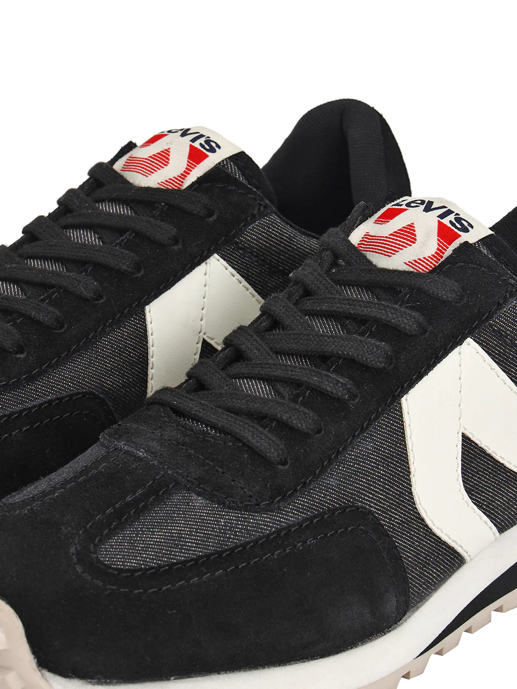 Men's Black Colorblock Sneakers - Image 6