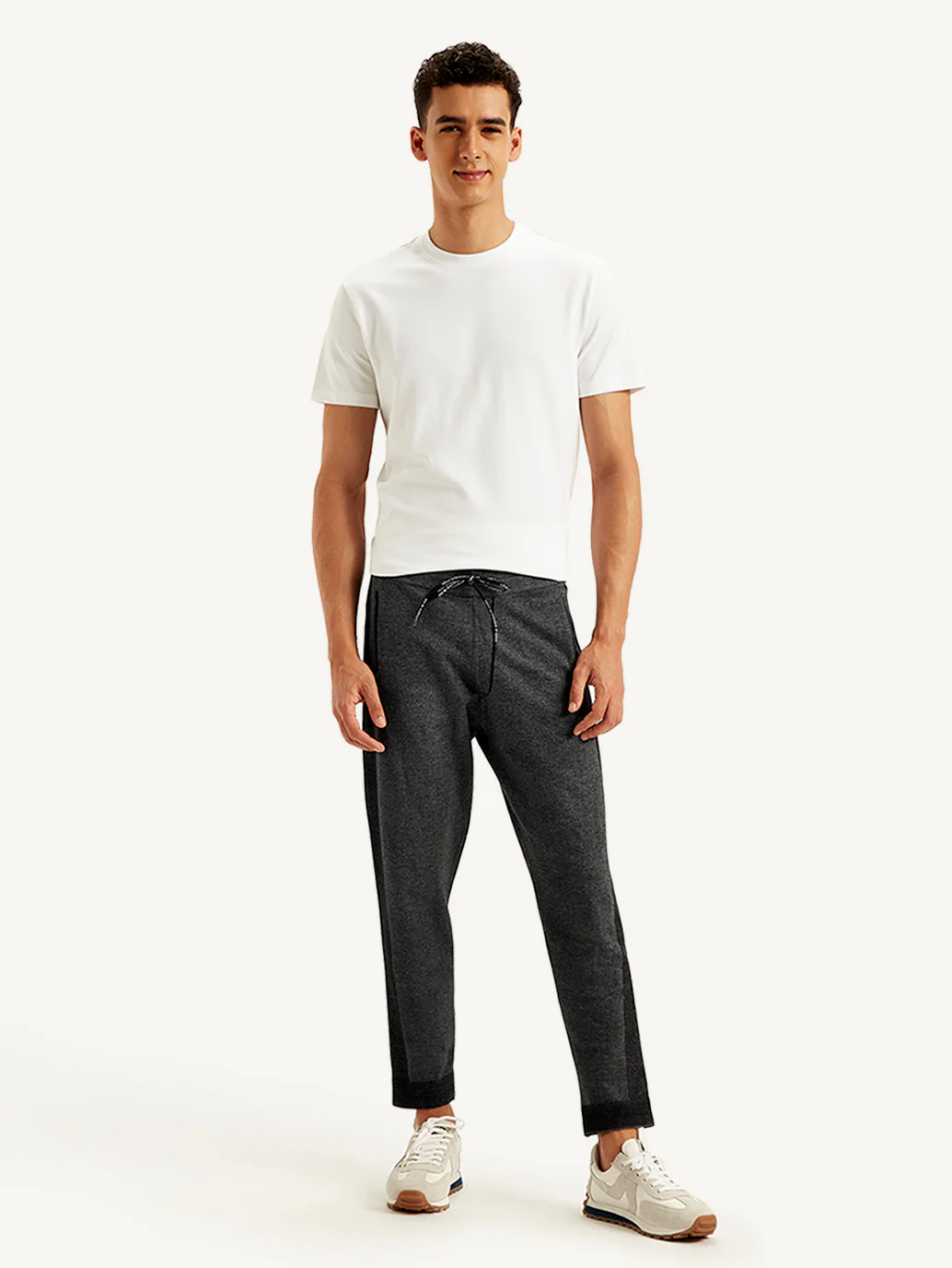 Men's Black Jogger Trousers - Image 3