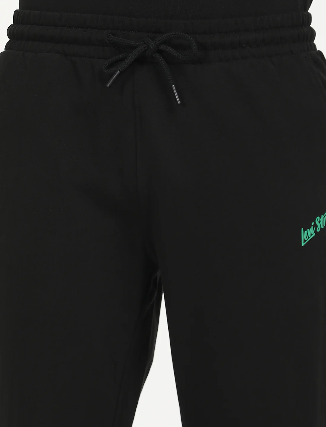 Men's Black Regular Fit Joggers - Image 6