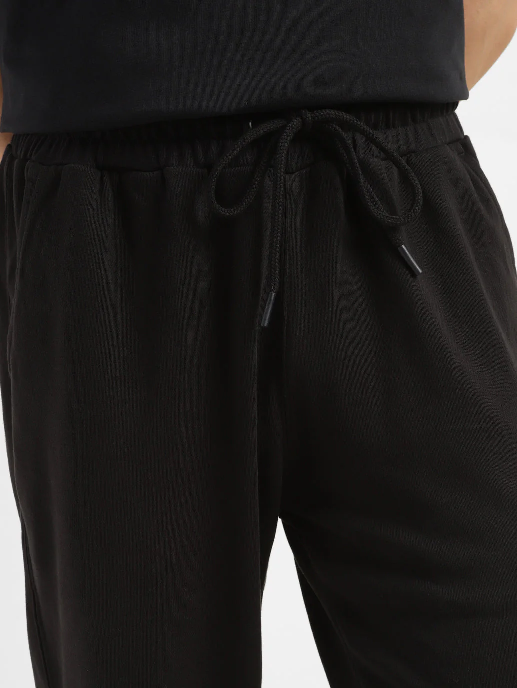 Men's Black Regular Fit Joggers - Image 5