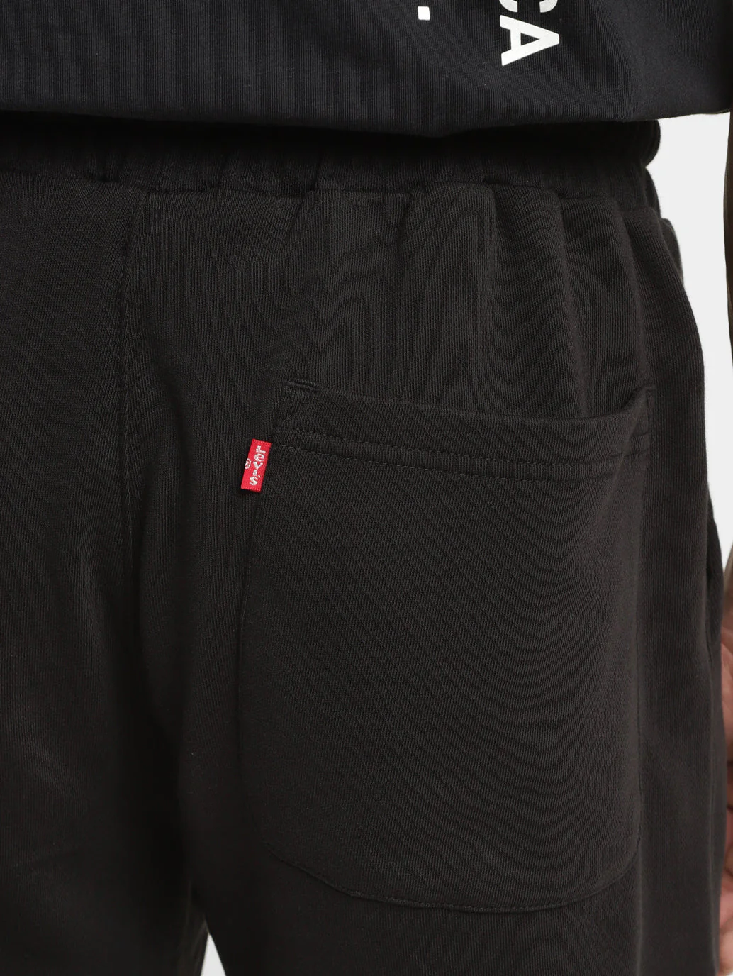 Men's Black Regular Fit Joggers - Image 6
