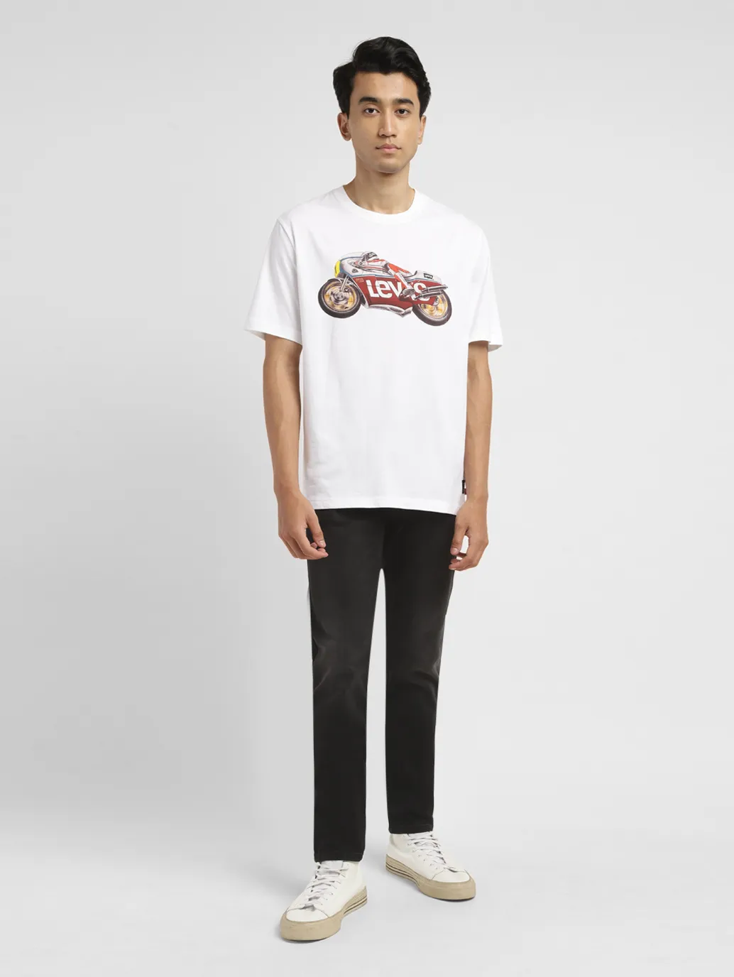 Men's Black Skinny Fit Mid Rise Jeans - Image 7