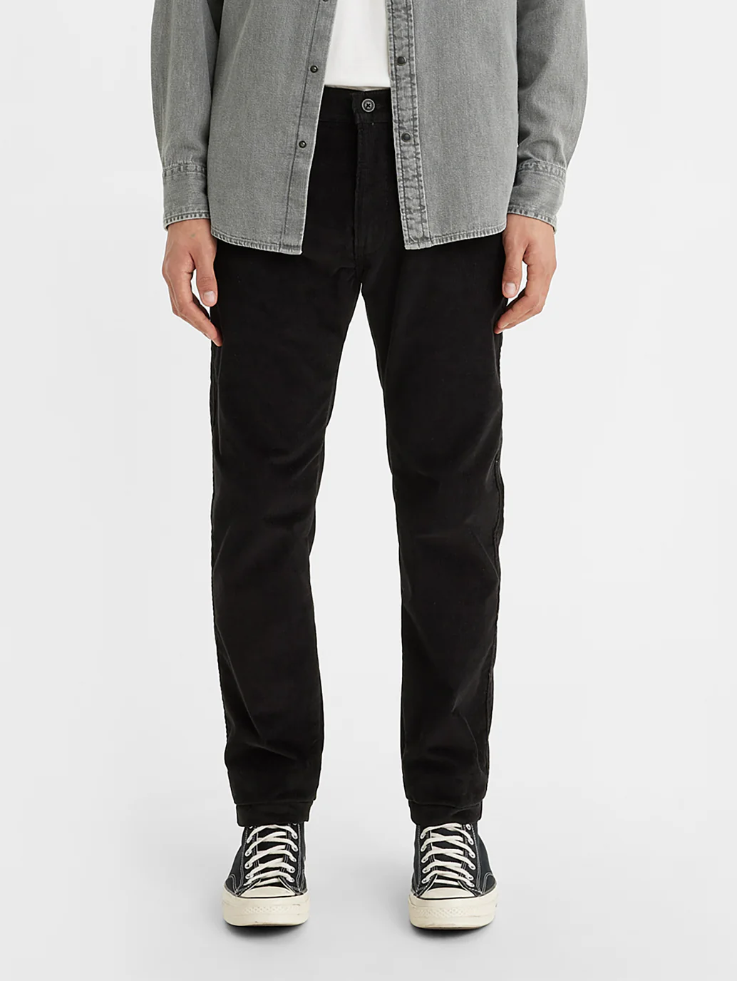 Men's Black Slim Fit Pant - Image 2