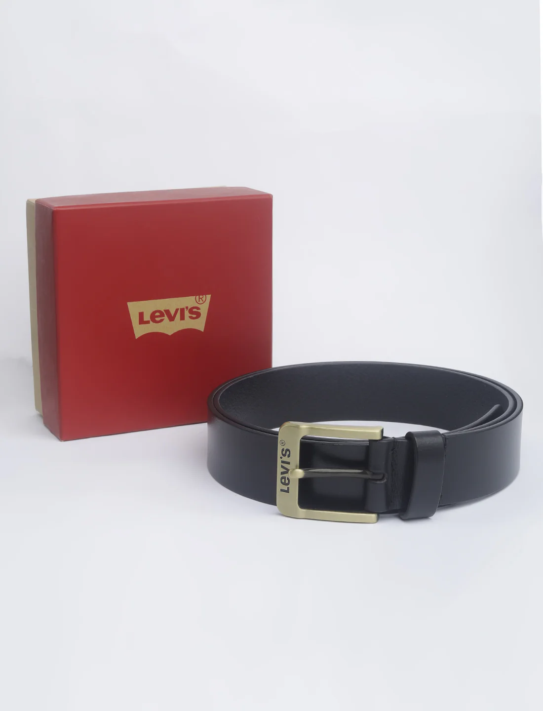 Men's Black Solid Belt - Image 6