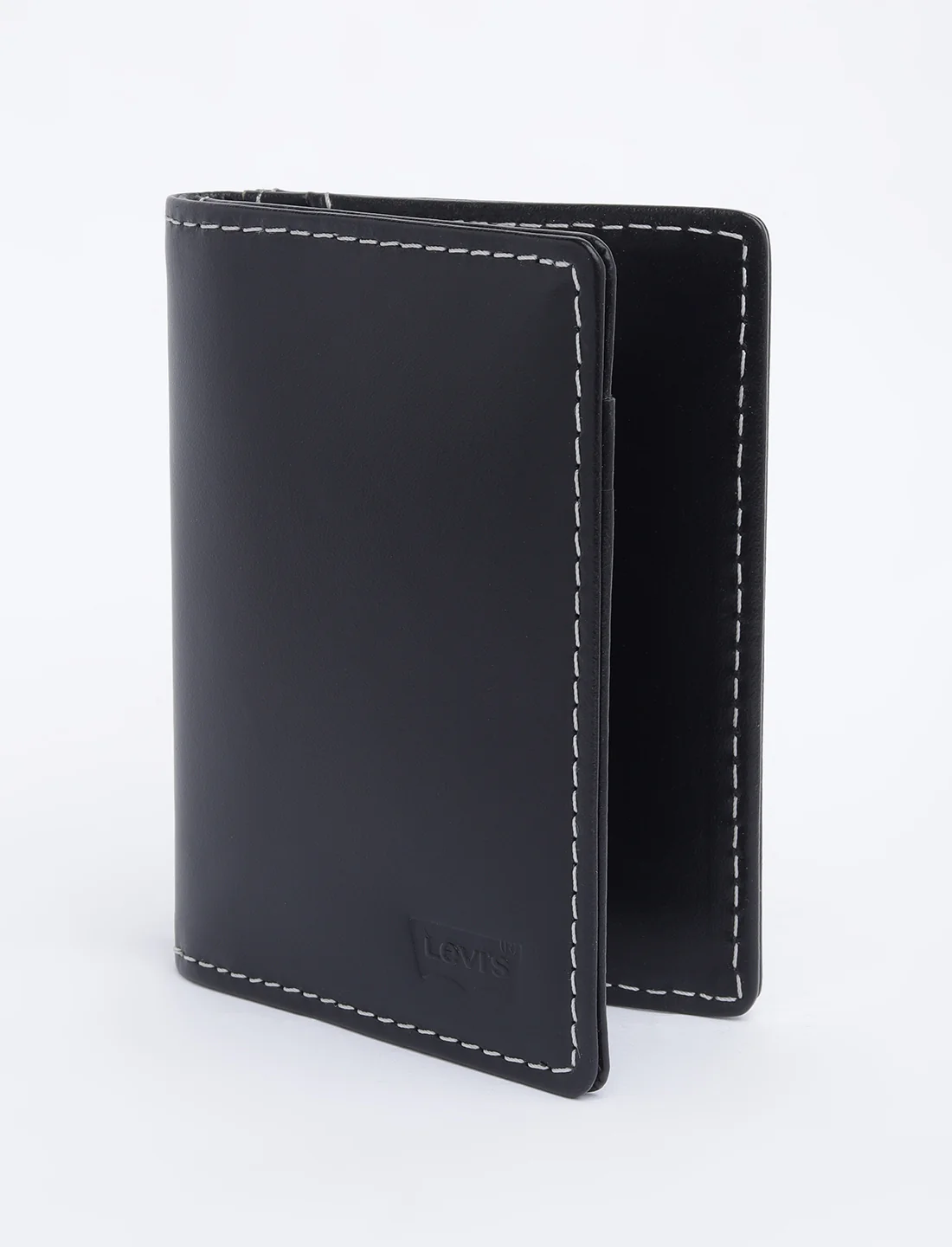 Men's Black Solid Card Holder - Image 5