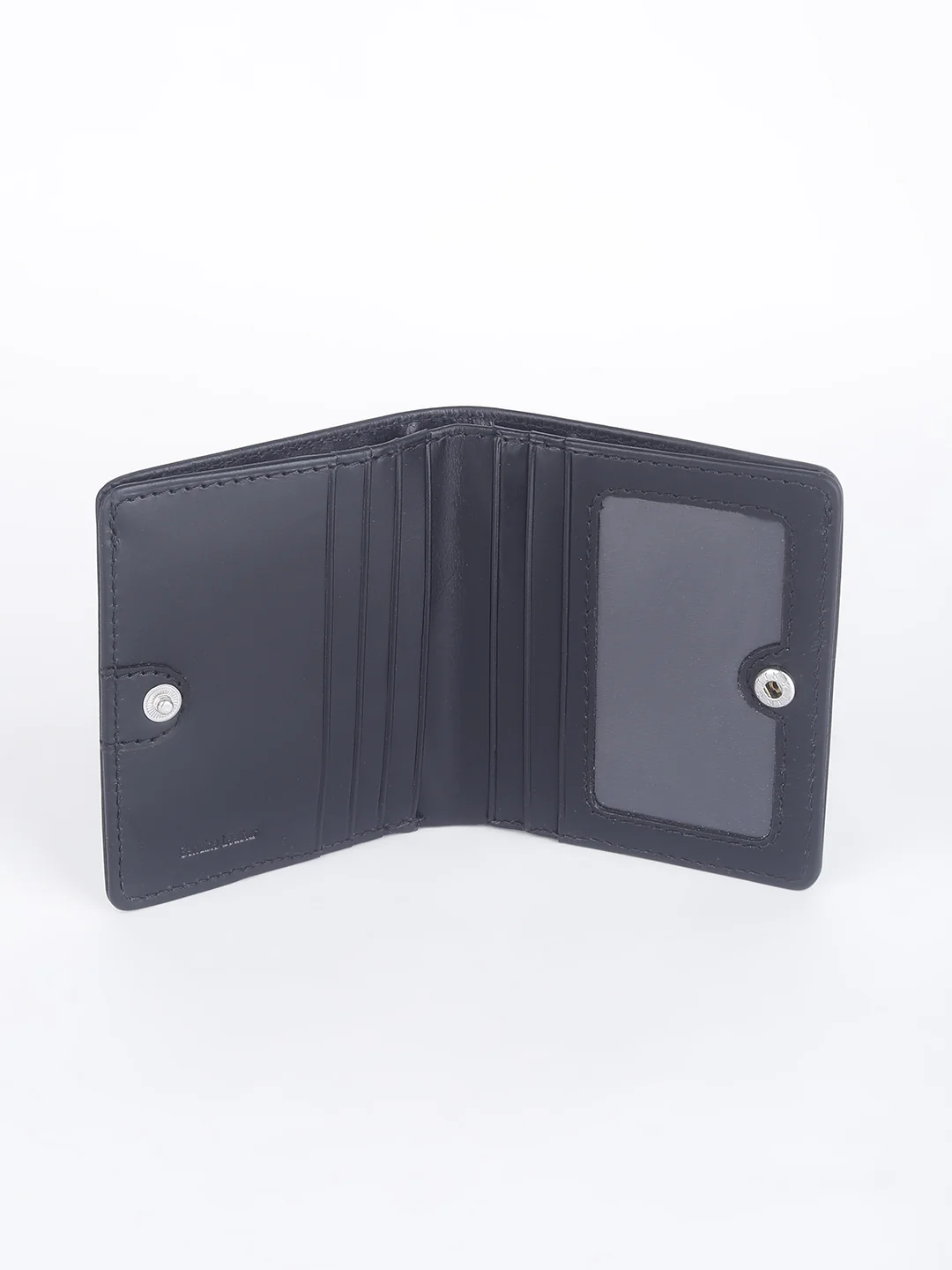 Men's Black Solid Card Holder - Image 6