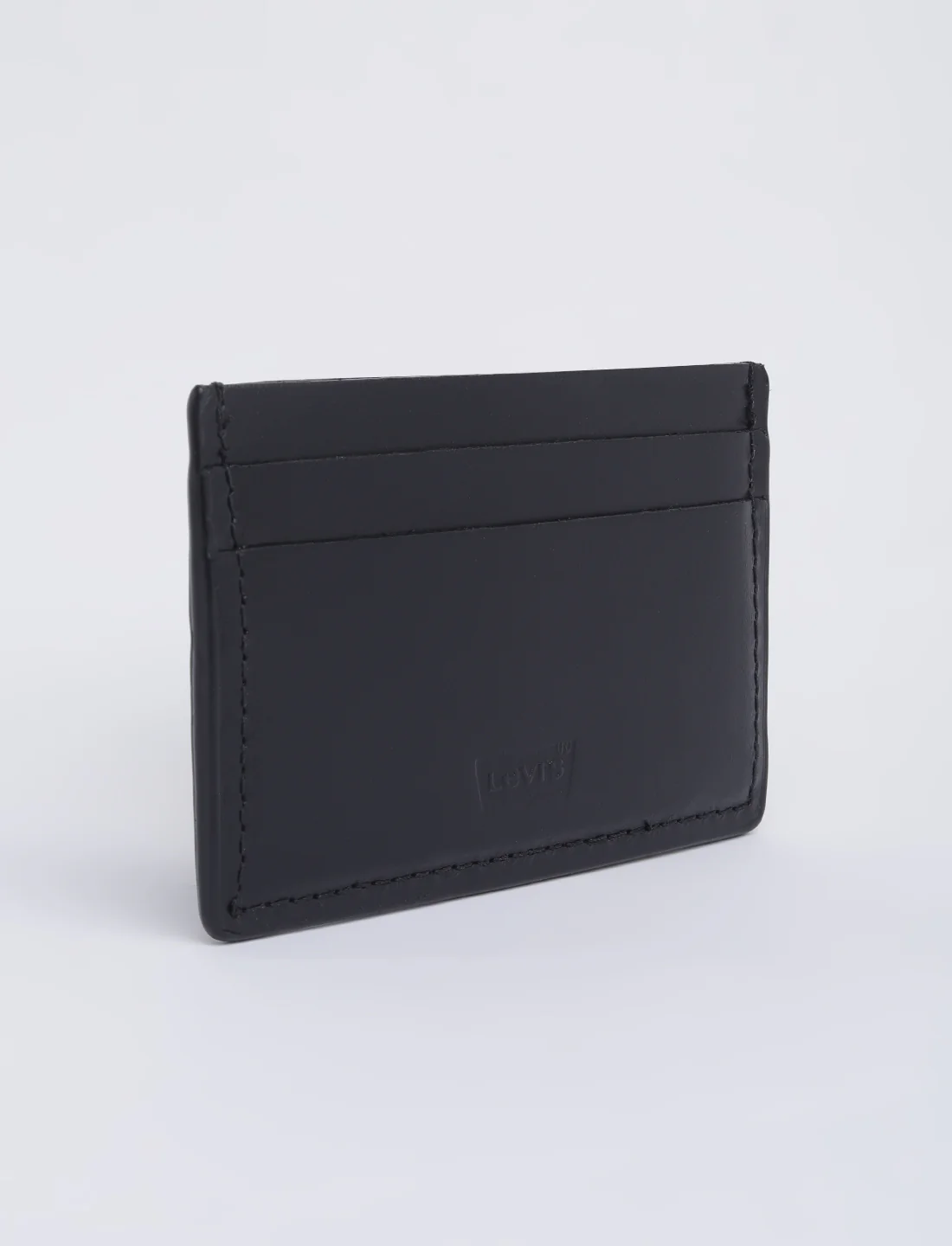 Men's Black Solid Card Holder - Image 3