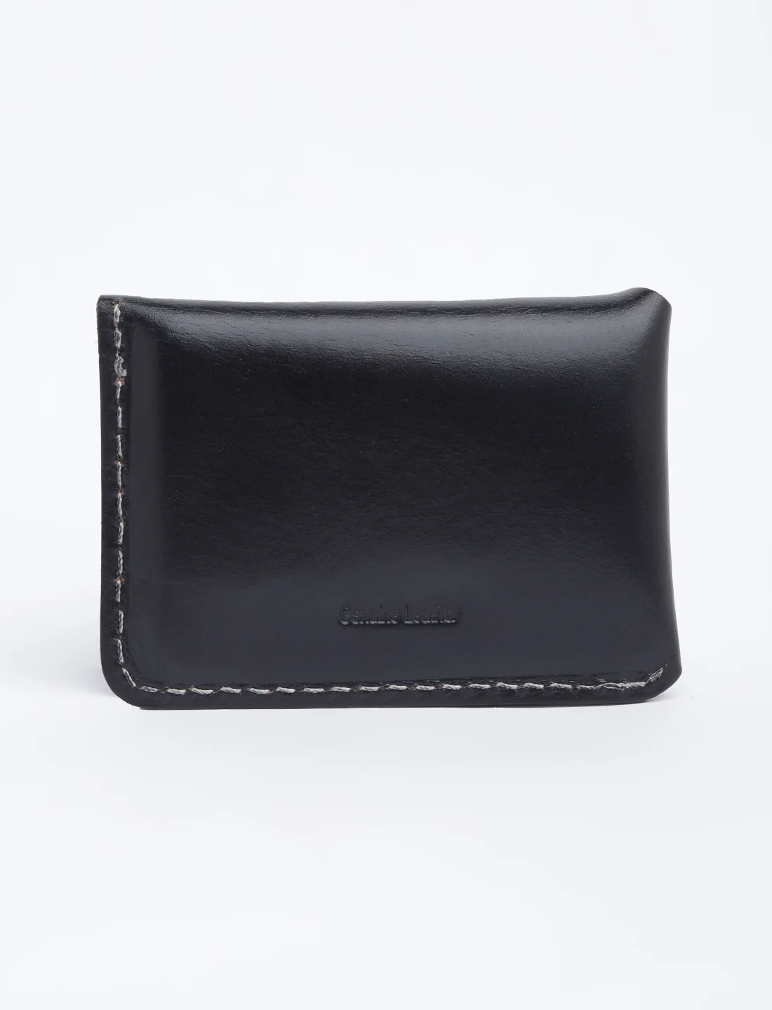 Men's Black Solid Card Holder - Image 5
